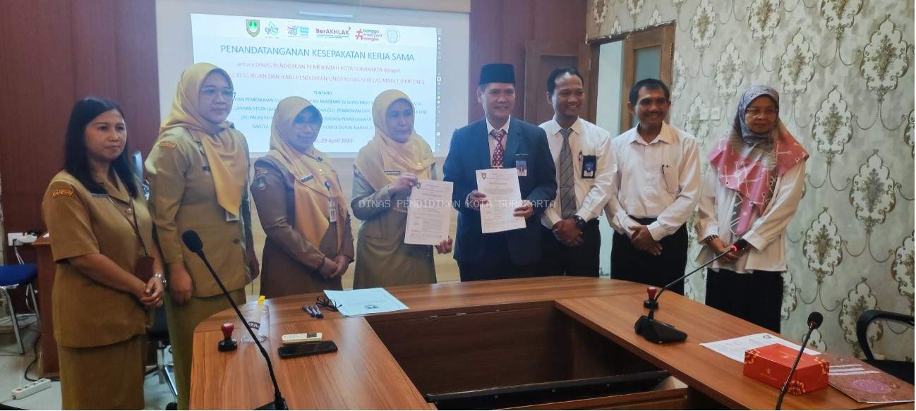 DINAS PENDIDIKAN LAKUKAN KERJASAMA DENGAN FKIP UNS SURAKARTA