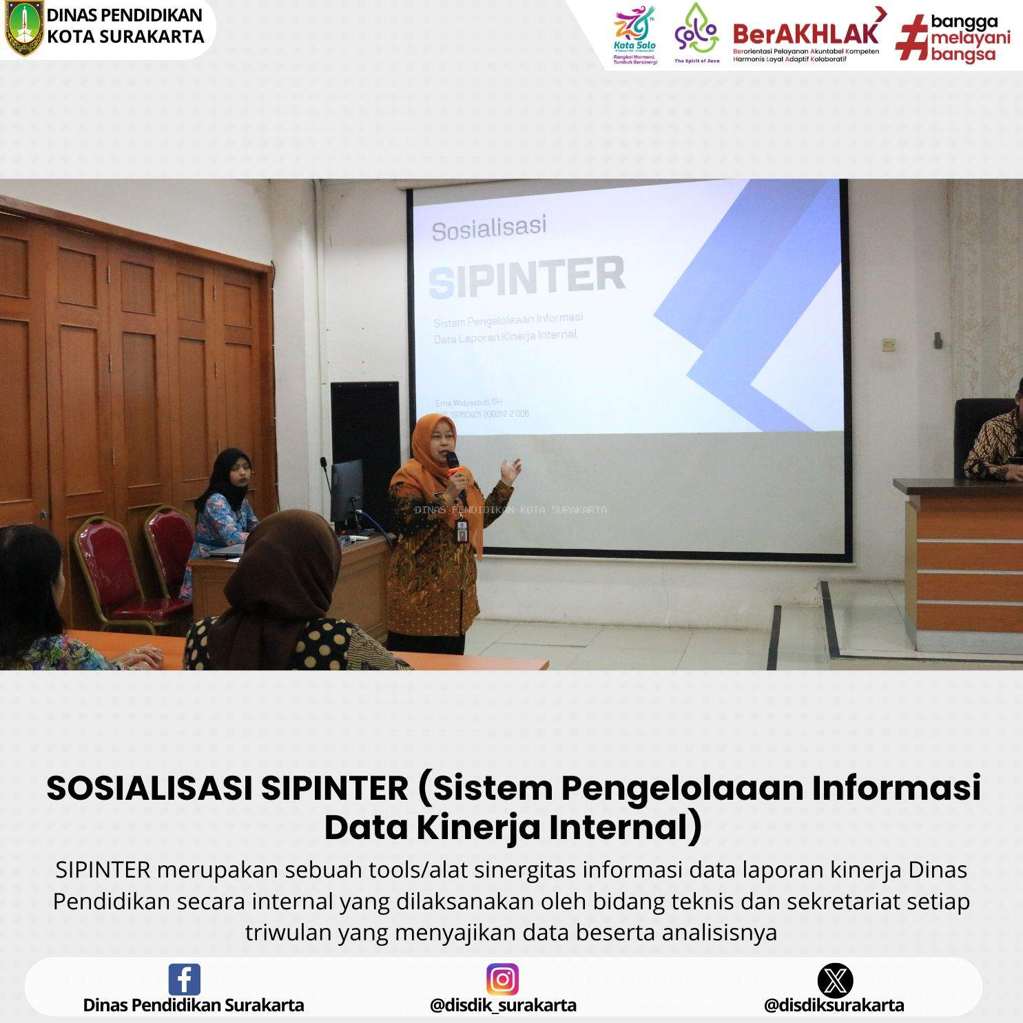 SOSIALISASI SIPINTER