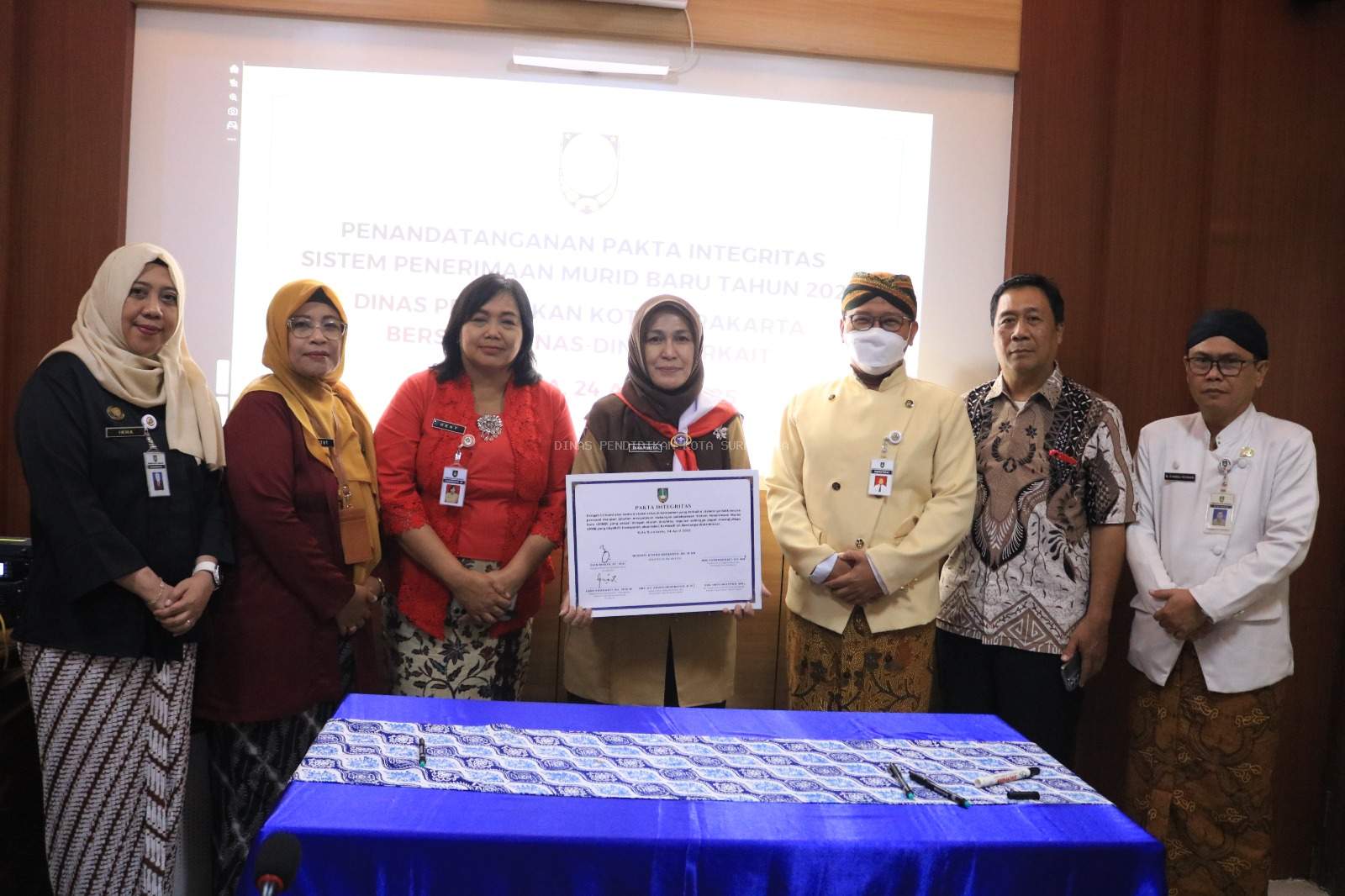 PENANDATANGANAN PAKTA INTEGRITAS SPMB 2025