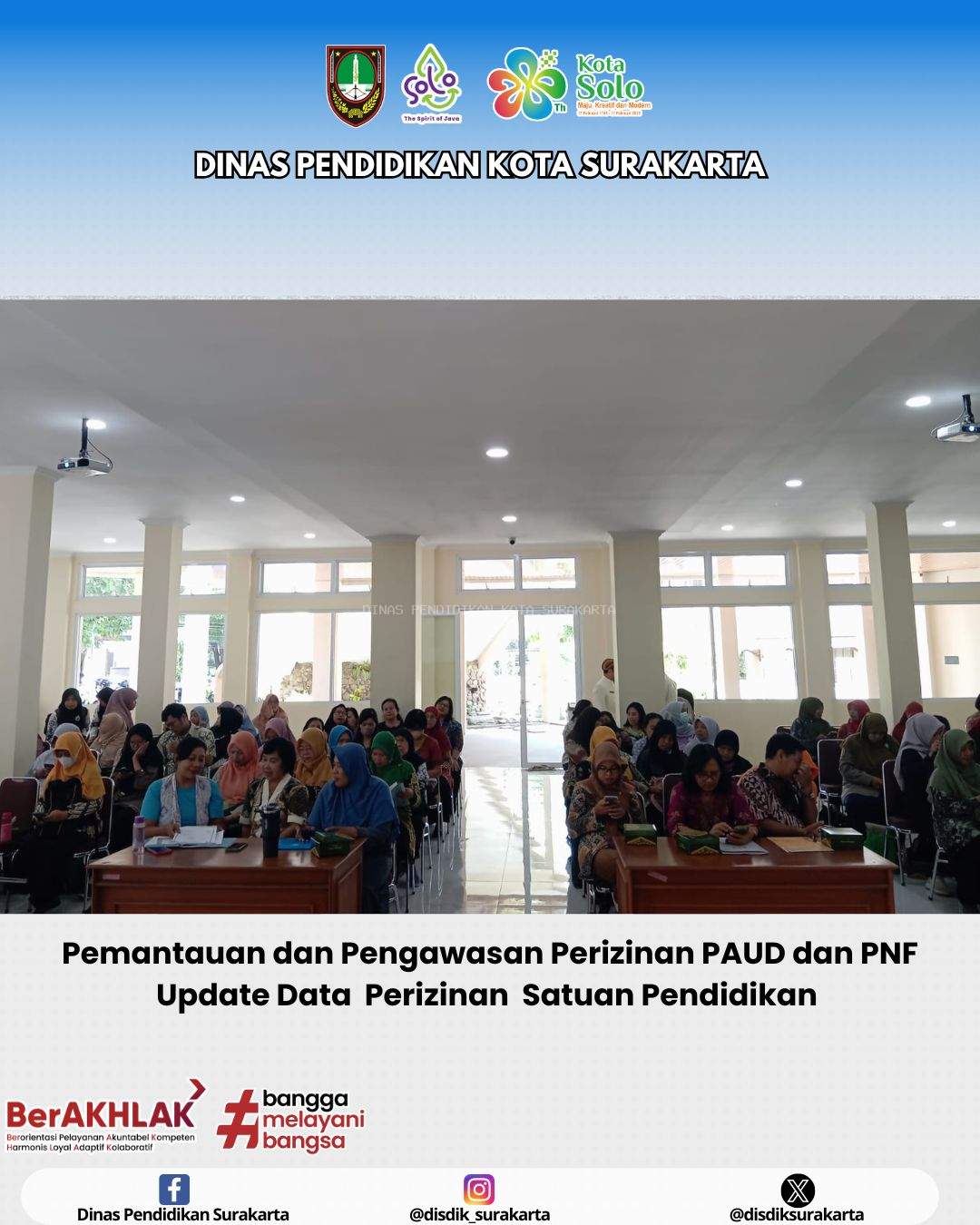 Pemantauan dan pengawasan perizinan PAUD PNF