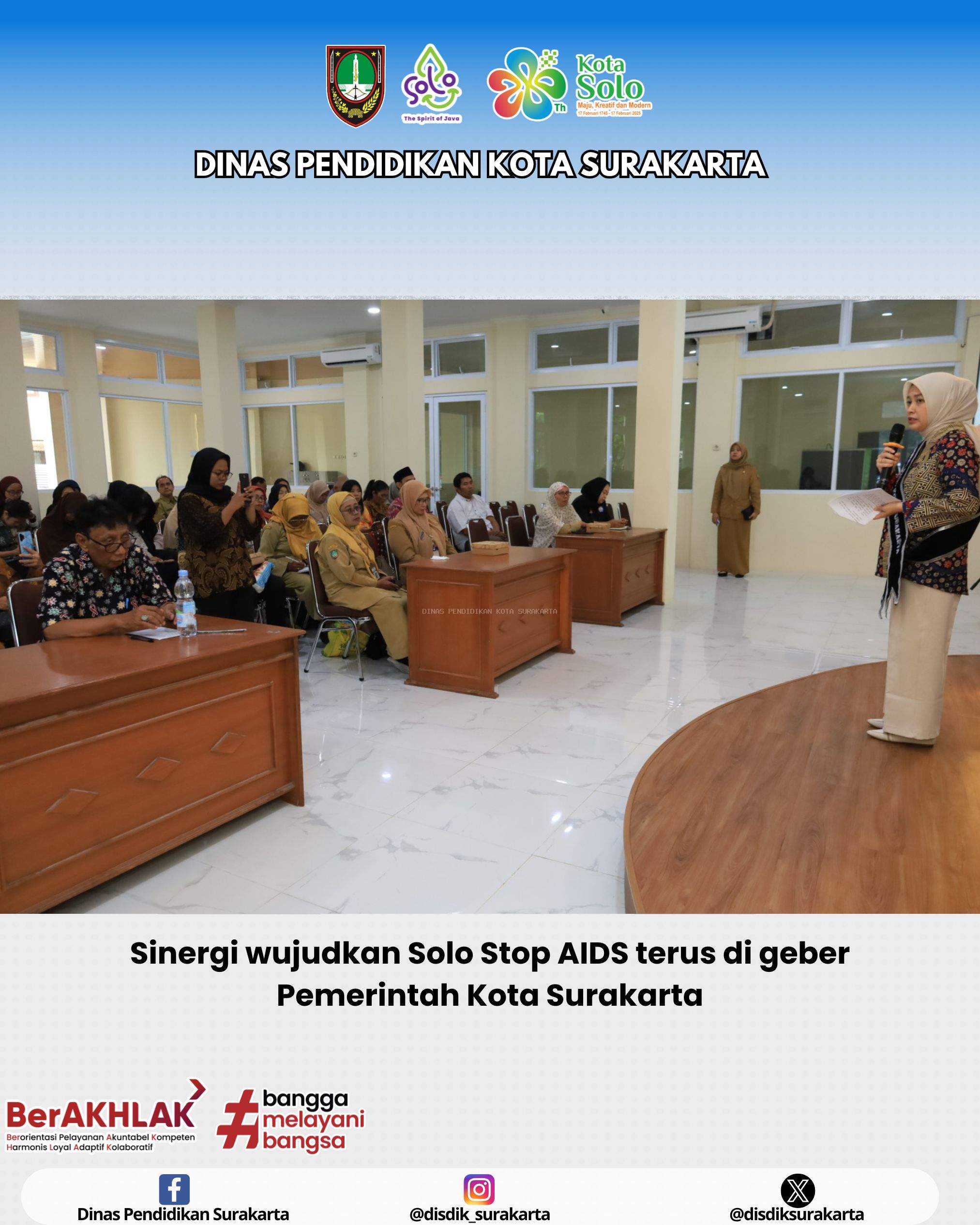 Sinergi wujudkan Solo Stop AIDS terus di geber Pemerintah Kota Surakarta