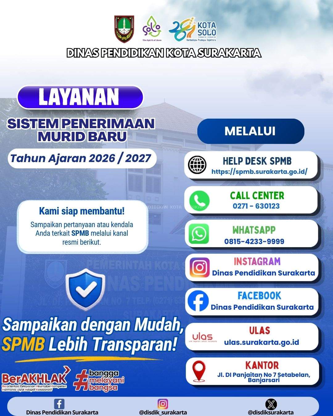 LAYANAN SPMB KOTA SURAKARTA 2026/2027 